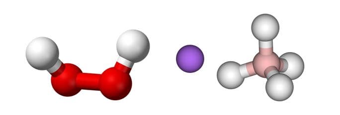 Molecular model of the desired fuel atoms.